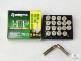 20 Rounds Remington HTP .38 Special Ammo. +P 110 Grain Semi Jacketed Hollow Point
