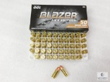 50 Rounds CCI Blazer 9mm Ammo. 124 Grain FMJ