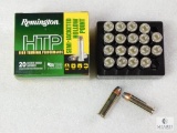 20 Rounds Remington HTP .38 Special Ammo. +P 110 Grain Semi Jacketed Hollow Point