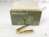 20 Rounds Sellier & Bellot 6.5 Creedmoor Ammo. 140 Grain FMJ Boat Tail