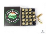 20 Rounds Sierra .40 S&W Ammo. 180 Grain Jacketed Hollow Point