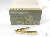 20 Rounds Sellier & Bellot 6.5 Creedmoor Ammo. 140 Grain FMJ Boat Tail