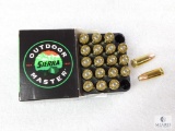 20 Rounds Sierra 9mm Ammo. 124 Grain Jacketed Hollow Point