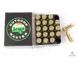 20 Rounds Sierra 9mm Ammo. 115 Grain Jacketed Hollow Point