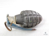 Inert De-Milled Pineapple Type Hand Grenade