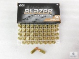 50 Rounds CCI Blazer 9mm Ammo. 124 Grain FMJ