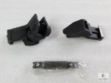 New 45 Degree Offset AR15 Front and Rear Rifle Sights, Fully Adjustable