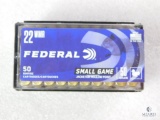 50 Rounds Federal .22 Magnum Ammo. 50 Grain Jacketed Hollow Point