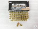 50 Rounds CCI Blazer 9mm Ammo. 124 Grain FMJ
