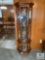 Tall Wood and Glass Display Cabinet - NO CONTENTS - 70 x 24