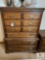 Vintage Wooden Chest of Drawers 17 x 36 x 53