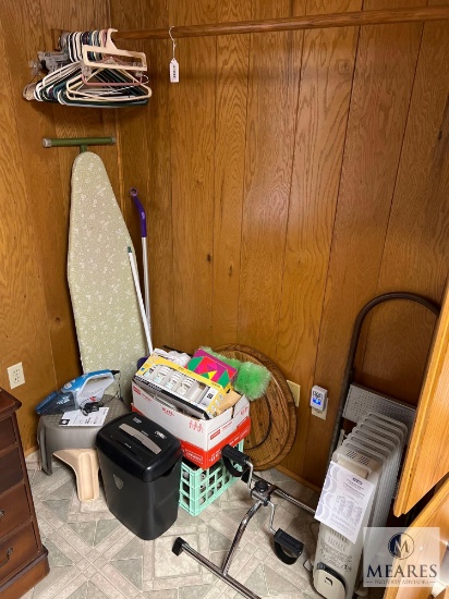 Shredder, Ironing Board, Heater, Lightbulbs