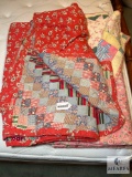 Group of Two Vintage Handmade Quilts