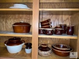 Cabinet Lot of Hull and Other Pottery/Serveware