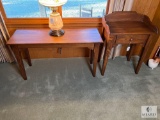 Wall Table and Small Wooden Desk