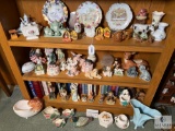 Large Lot of Decorative Items - Plates, Vases, Books, Knick-Knacks