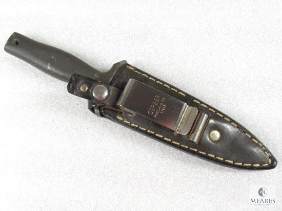 Gerber Boot Knife / Dagger with Leather Sheath