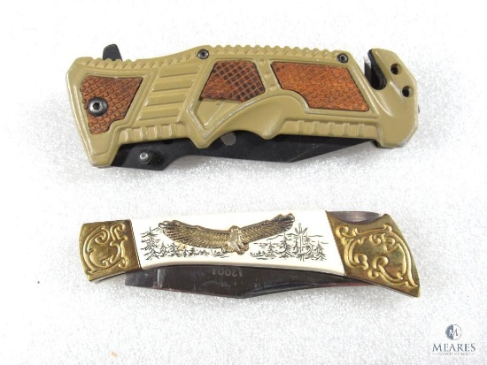 Ornamental Japanese Made Lock Blade Knife and MTech Ballistic Knife
