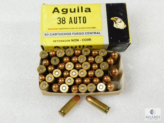 Aguila 38 Auto ACP 130 Gr FMJ Approximately 50 Rounds