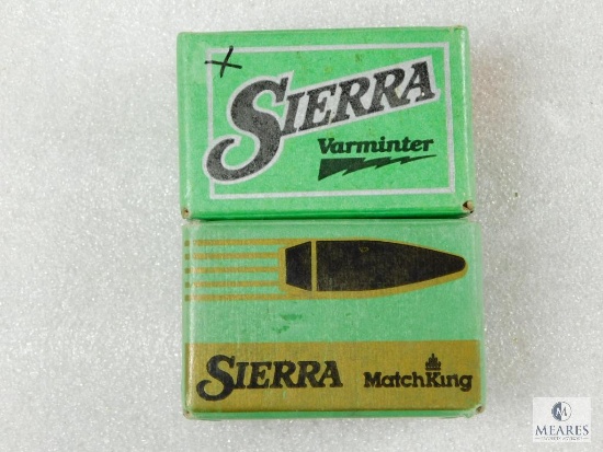 Sierra Bullets .22 Cal. 40 Gr. HP #1385, 52 Gr. HPBT #1410 Two Boxes of 100
