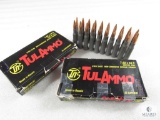 Tula Ammo 7.62x54R 148 Gr. FMJ Two boxes of 20 Rounds