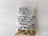 Hornady Primed 22 Hornet Brass 75 Pcs, Remington Primed 22 Hornet Brass 20 Count