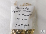 Hornady Spent Primer 22 Hornet Brass 160 Count