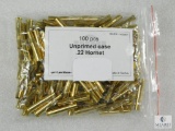 Pri Partizan PPU New Unprimed 22 Hornet Brass 100 Count