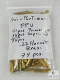 Pri Partizan PPU 22 Hornet Brass 41 Pcs Spent Primer, 33 Count Deprimed