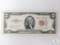 1953 $2.00 U.S. Note, Red Seal, Crisp AU-CU w/Cutting Error, Left Margin, Errors on Two's Are Scarce