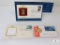 Mixed Lot of Commemorative Items - Foil Stamp, Medallion, Stamp