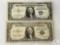 Series 1935-E and Series 1935-G US $1 Silver Certificates - Small Format - One is STAR NOTE