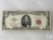 Series 1963 US $5 United States Note - Red Seal