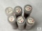 Lot of Five Full Rolls of Lincoln Memorials and One Partial Roll