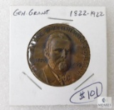 1822-1922 General Grant Centenary Commemoration Token in Relief