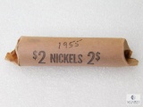 Roll (40) 1955 Jefferson Nickels