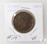 1852 VF Large Cent
