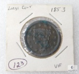 1853 VF Large Cent