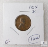 1924-D G Lincoln Cent