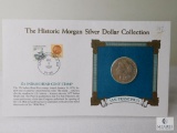 1921-S Morgan Dollar with Collectible Stamps & Info Card