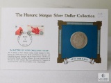 1901-O Morgan Dollar with Collectible Stamps & Info Card