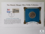 1891-CC Morgan Dollar with Collectible Stamps & Info Card