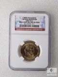 NGC Graded - Third President Thomas Jefferson 2007-D $1 Coin - BU Condition