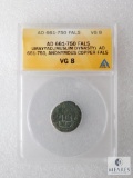 ANACS-graded AD 661-750 FALS Muslim Dynasty Coin - VG8 Condition