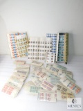 Large Lot of Unused Postage Stamps - Various Denominations