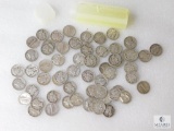 Roll of Mixed Date and Mint Mercury Dimes