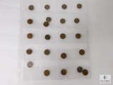 Group of 22 Mixed Date and Mint Lincoln Wheat Cents