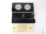 Two-Coin Eisenhower Dollar Collection