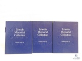 Group of Three Incomplete Lincoln Memorial Cent Books