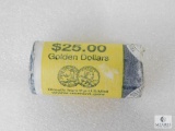 US Mint - $25.00 Roll of Sacagawea Golden Dollars